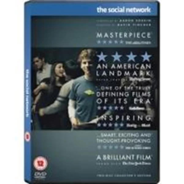 The Social Network Jesse Eisenberg 2011 DVD Top-quality Free UK shipping