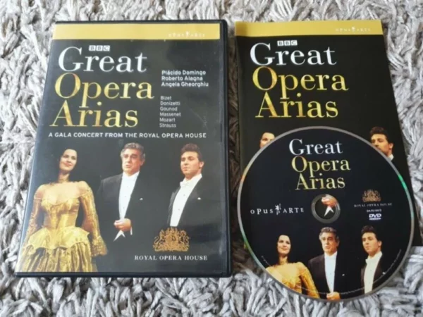 Great Opera Arias 2008 DVD Top-quality Free UK shipping