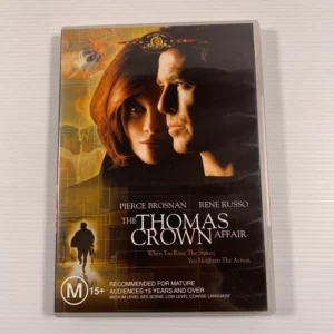 The Thomas Crown Affair Pierce Brosnan 1990 DVD Top-quality Free UK shipping