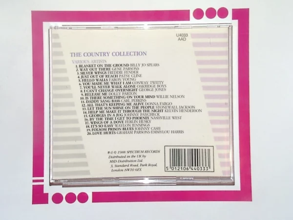 The Country Collection Various 1988 CD Top-quality Free UK shipping