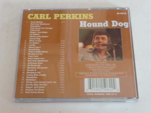 Hound Dog Carl Perkins 1998 CD Top-quality Free UK shipping