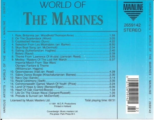 World of the Marines Various 1991 CD Top-quality Free UK shipping