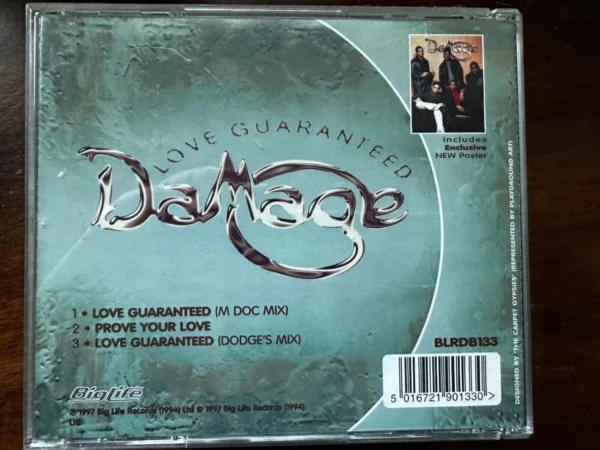 Love Guaranteed - Damage Damage 1997 CD Top-quality Free UK shipping