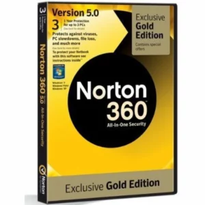 Norton 360 Exclusive Gold Edition Ver 5.0 DVD Top-quality Free UK shipping