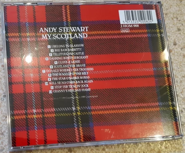 MY SCOTLAND CD - HOMELAND 0 12 TRACK (2HOM008) ANDY STEWART CD Top-quality