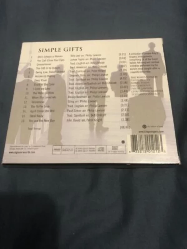 The King's Singers - Simple Gifts [CD] The King's Singers 2008 CD Top-quality