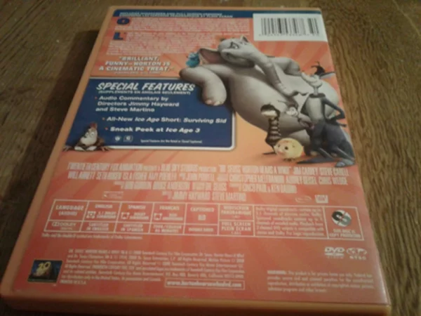 Horton Hears a Who Jim Carrey 2008 New DVD Top-quality Free UK shipping