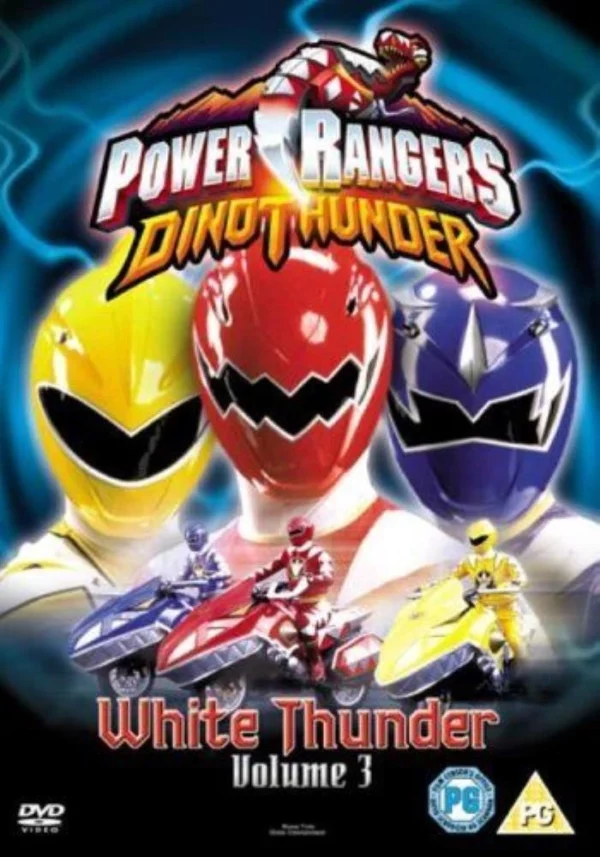 Power Rangers Dino Thunder: White Thunder Jason David Frank 2005 DVD