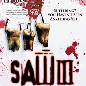 Saw 3 Tobin Bell 2007 DVD Top-quality Free UK shipping