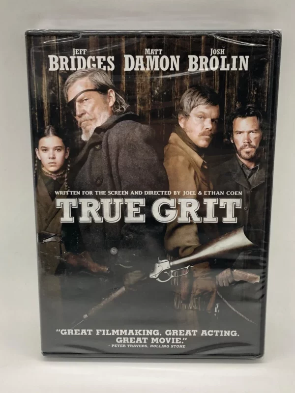 True Grit Jeff Bridges, Matt Damon, Josh Brolin, Hailee Steinfeld 2011 DVD