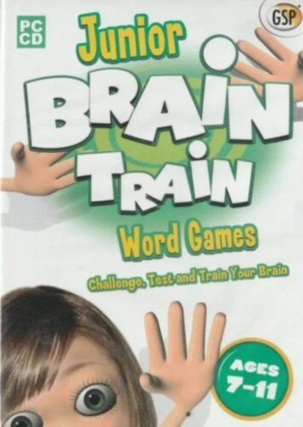 Junior Brain Train Word Games (Ages 7-11) Windows XP 2008 New Top-quality