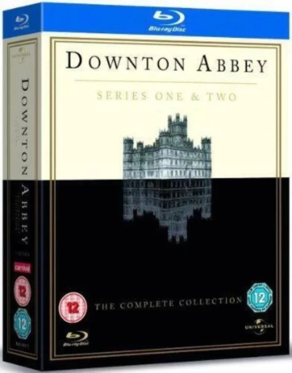 Downton Abbey - Series 1 & 2 Maggie Smith 2011 New Blu-ray Top-quality