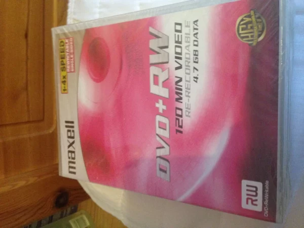 Maxell DVD + RW 4.7 GB 2000 New DVD Top-quality Free UK shipping