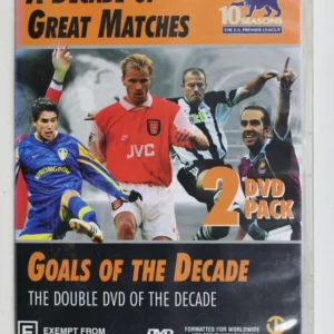 Premier League Goals Of The Decade Soccer 2004 DVD Top-quality Free UK shipping