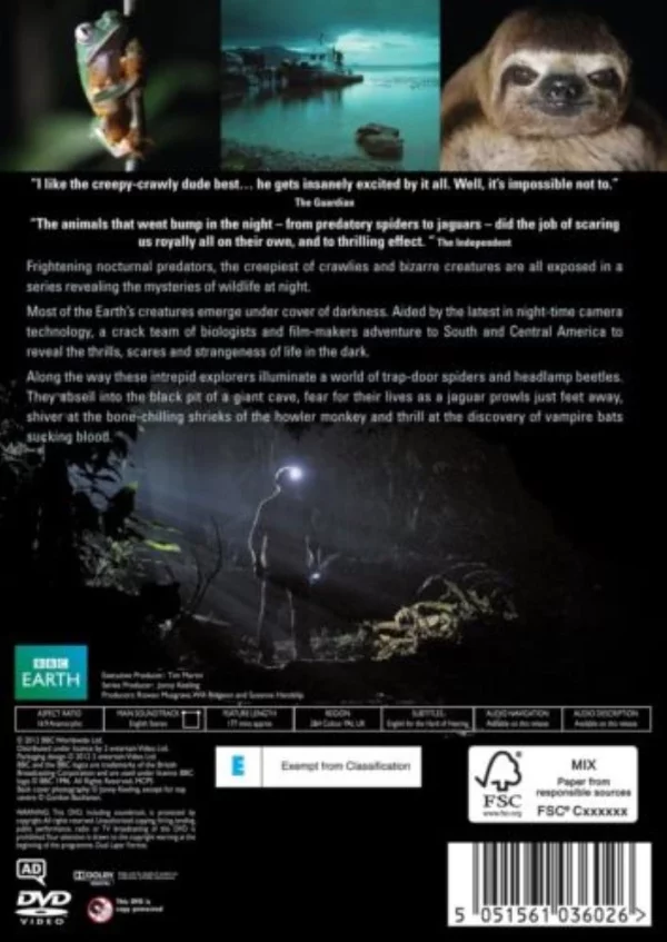 The Dark: Nature's Night Time World 2012 DVD Top-quality Free UK shipping