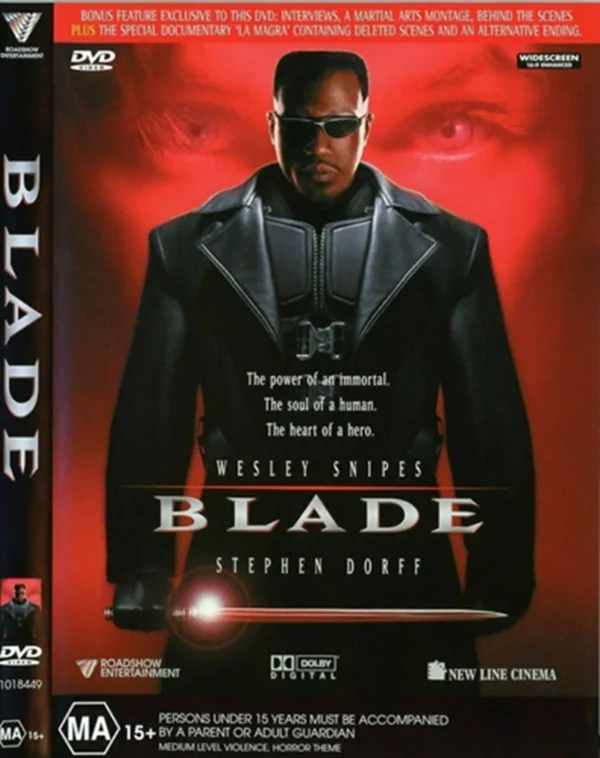 BLADE Wesley Snipes 1999 DVD Top-quality Free UK shipping