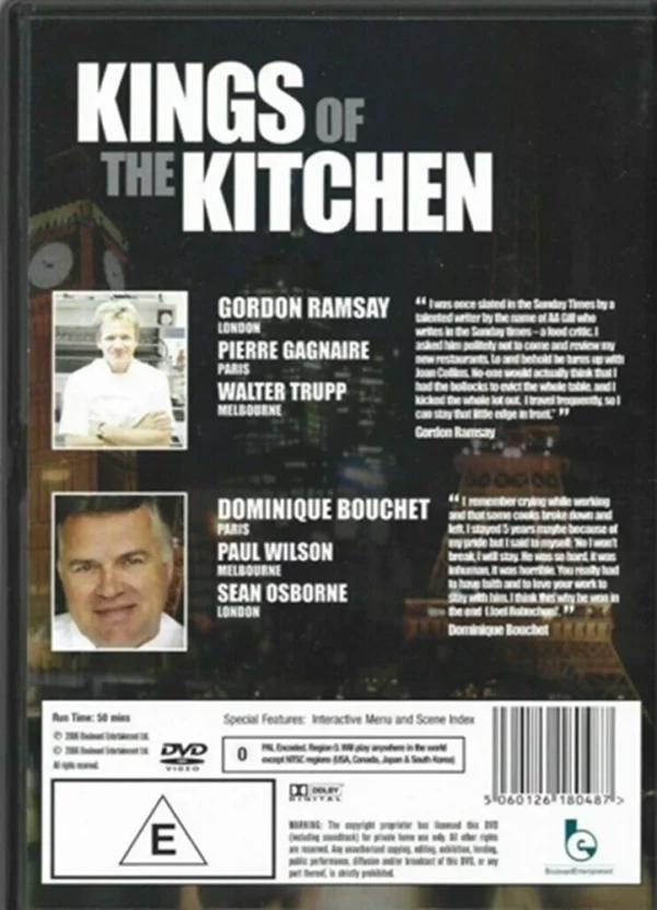 Kings of the Kitchen 2006 New DVD Top-quality Free UK shipping