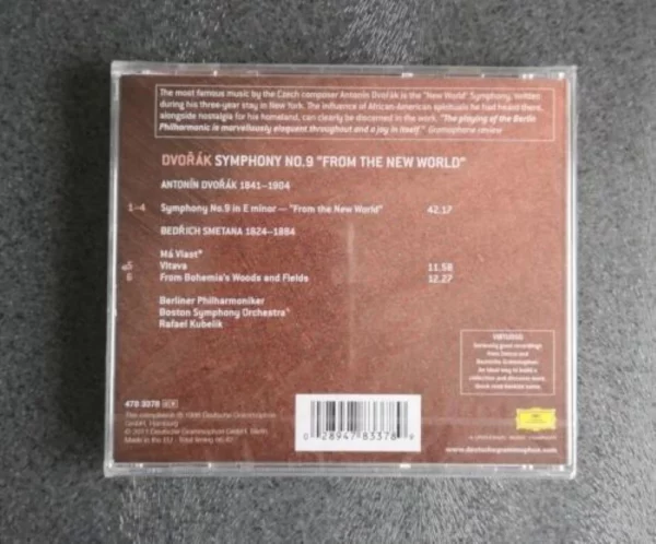 Dvorak: Symphony No.9 - "From the New World" / Smetana: Vltava Dvořák 2012 CD