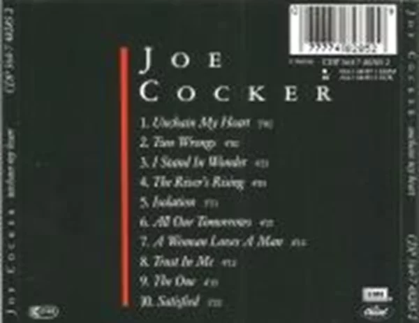 Unchain My Heart Joe Cocker 1987 CD Top-quality Free UK shipping