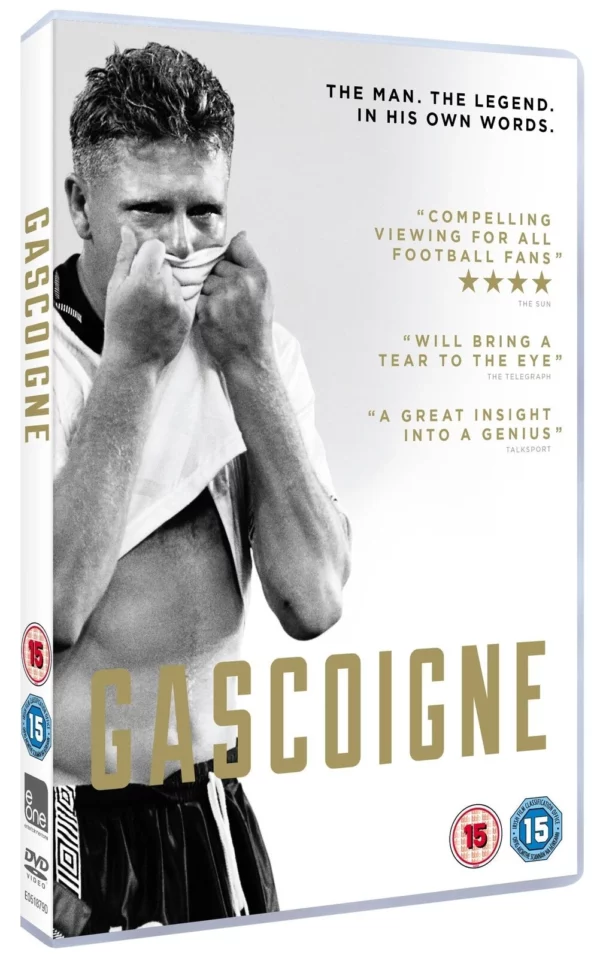 Gascoigne Paul Gascoigne 2015 DVD Top-quality Free UK shipping