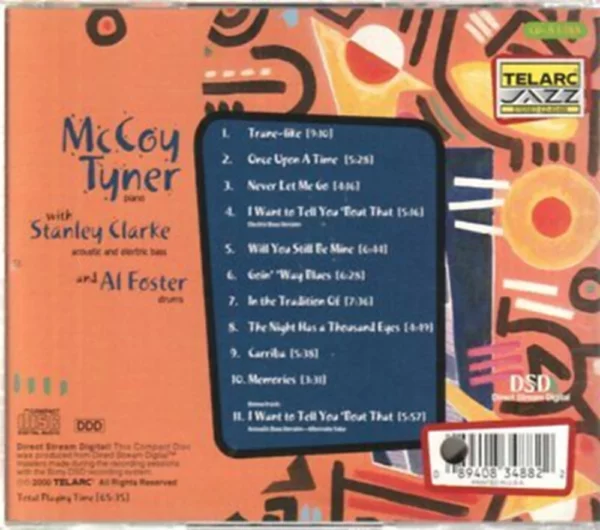 McCoy Tyner With Stanley Clarke & Al Foster Various 2000 CD Top-quality