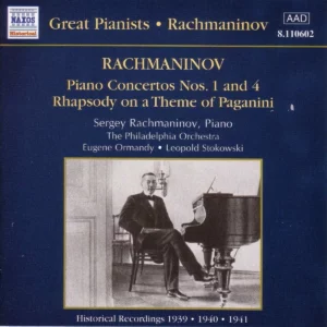 Rachmaninov: Piano Concertos Nos. 1 & 4 Rachmaninov 1999 CD Top-quality