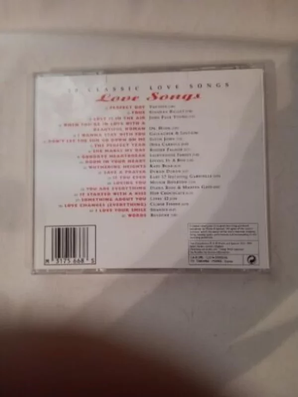 20 Classic Love Songs Various 1998 CD Top-quality Free UK shipping