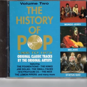 History of Pop 66-73 Various 1993 CD Top-quality Free UK shipping