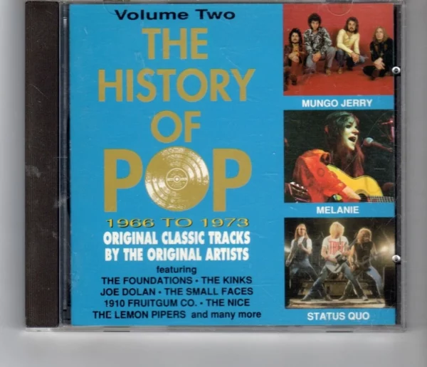 History of Pop 66-73 Various 1993 CD Top-quality Free UK shipping