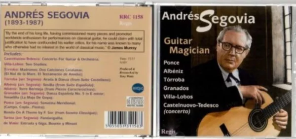 Guitar Magician Andres Segovia 2003 CD Top-quality Free UK shipping