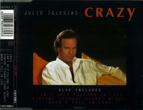 Crazy Julio Iglesias 1994 CD Top-quality Free UK shipping