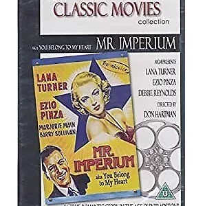 Mr. Imperium (a.k.a. You Belong to My Heart) Lana Turner 1951 New DVD