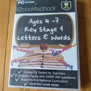 Ages 4 to 7 - Key stage 1-Letters and Words 20000/ME/XP/Vista New Top-quality