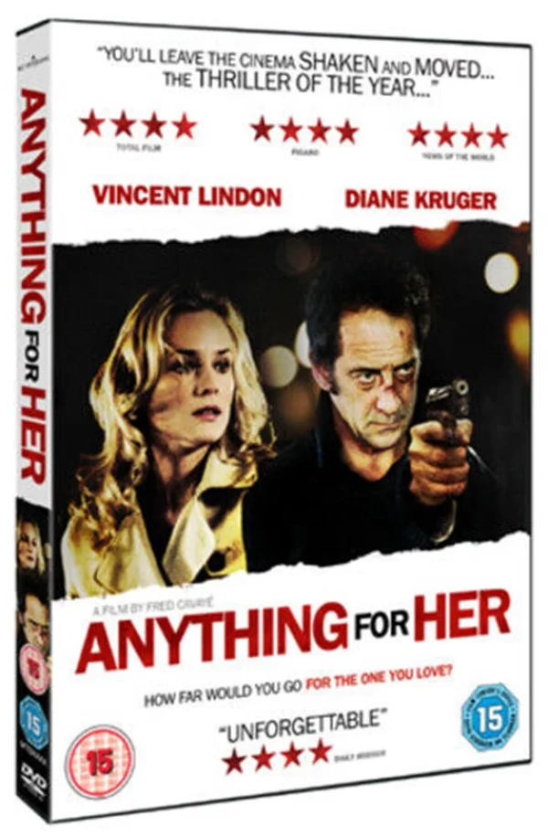 Anything For Her Vincent Lindon 2009 New DVD Top-quality Free UK shipping