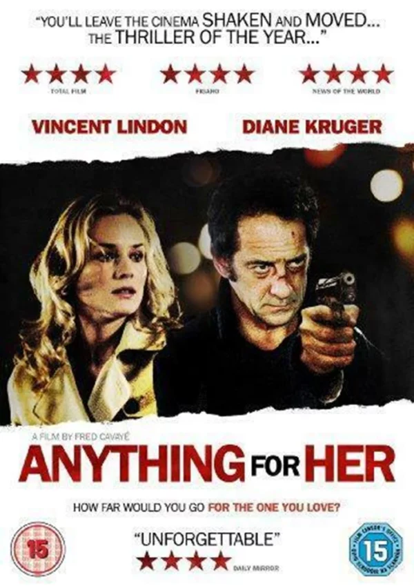 Anything For Her Vincent Lindon 2009 New DVD Top-quality Free UK shipping