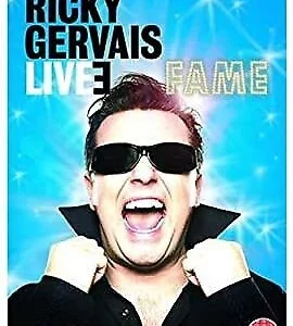 Ricky Gervais Live 3 - Fame Ricky Gervais 2007 New DVD Top-quality