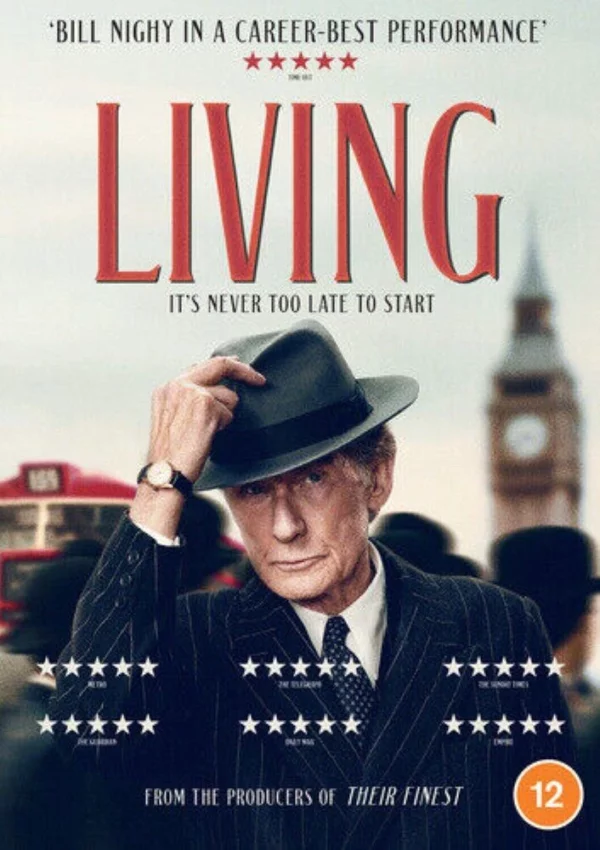 Living Bill Nighy 2023 DVD Top-quality Free UK shipping