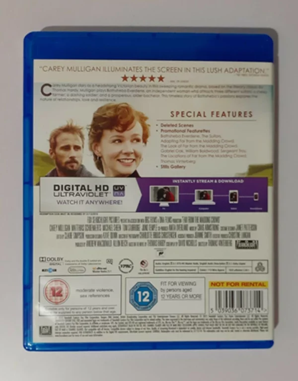 Far From The Madding Crowd Carey Mulligan 2015 Blu-ray Top-quality