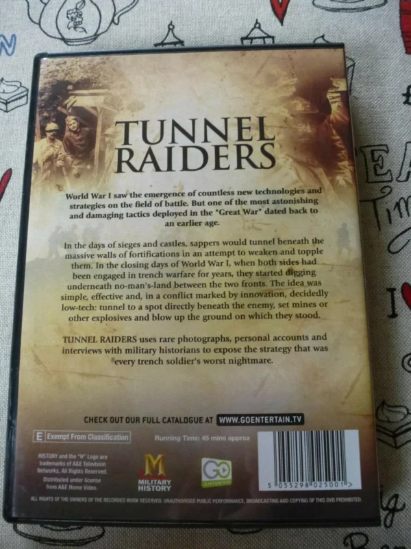 TUNNEL RAIDERS MILITARY DVD Top-quality Free UK shipping