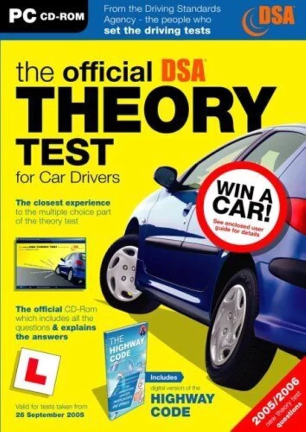 The Official DSA Theory Test for Car Drivers Windows 98 2006 New Top-quality