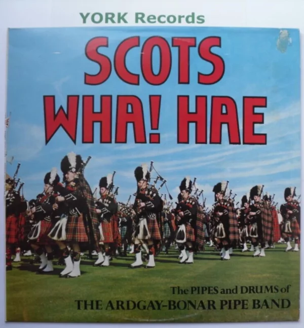 Scots Wha! Hae: Ardgay-Bonar Pipe Band MER 386 Various Records Top-quality