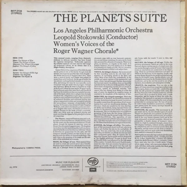 The Planets - Holst MFP 2134 Various Records Top-quality Free UK shipping