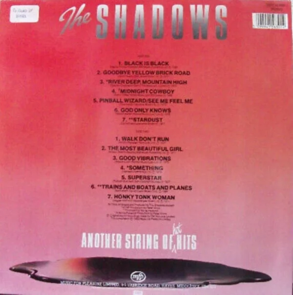 Another String Of Hot Hits MFP 4156301 The Shadows 1980 Records Top-quality