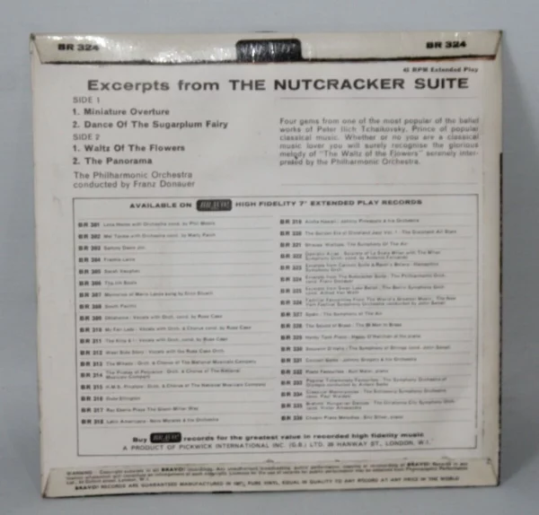 The Nutcracker Suite BR324 Franz Donauer Conducts The Philharmonic Orchestra