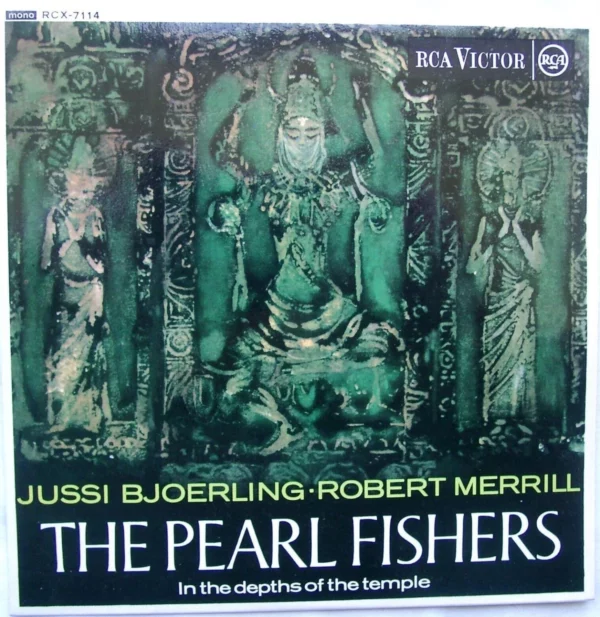 The Pearl Fishers RCX 7114 Jussi Björling Robert Merrill Records Top-quality