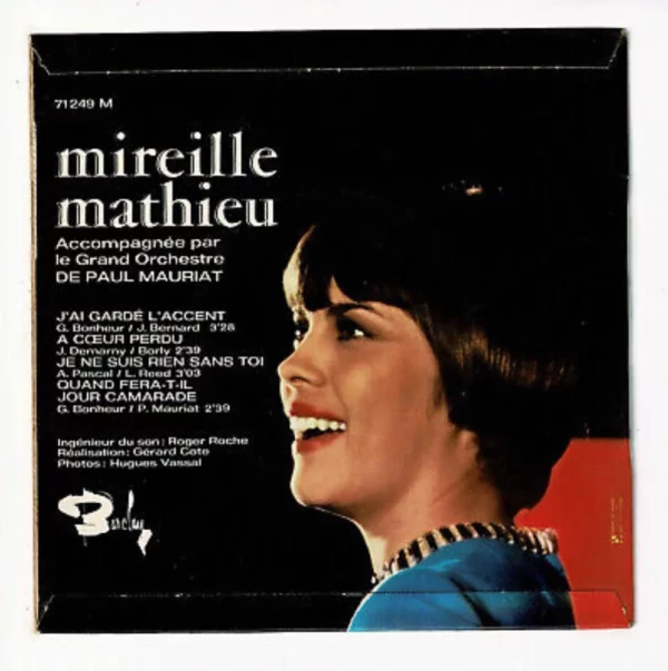 Mireille Mathieu Barclay 71249 M Mireille Mathieu 1968 Records Top-quality