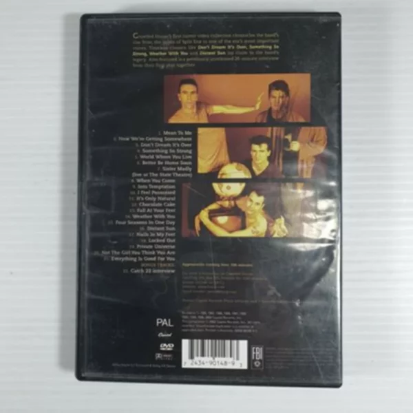 Crowded House: Dreaming - The Videos Crowded House 2002 DVD Top-quality