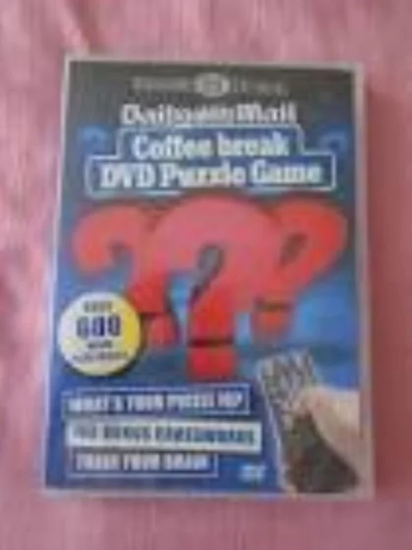 Coffe Breal DVD Puzzle Game New DVD Top-quality Free UK shipping