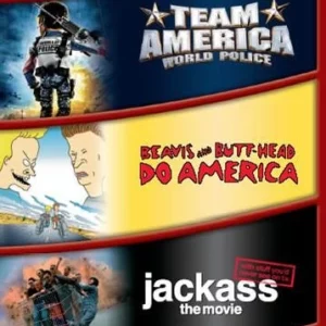 Team America/Beavis and Butthead/Jackass the Movie 2005 DVD Top-quality