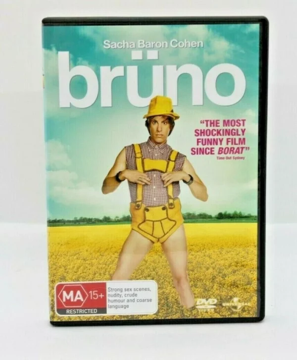 Bruno Sasha Baron Cohen 2009 New DVD Top-quality Free UK shipping